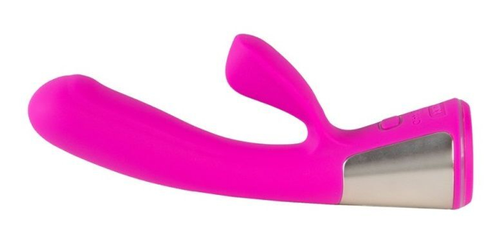Розовый интерактивный вибратор Kiiroo Ohmibod Fuse - 18 см. (Цвет: розовый)