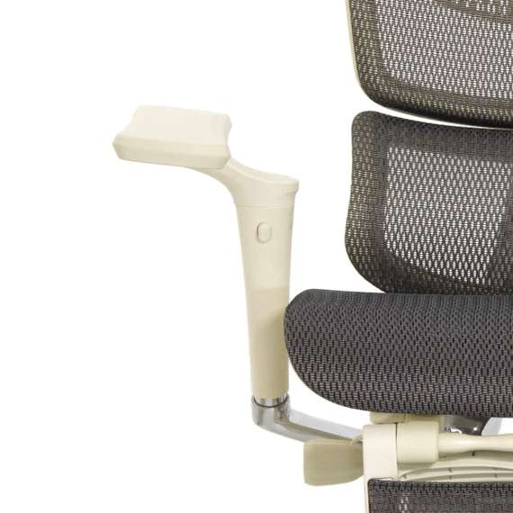 Кресло EXPERT 2 FLY RFYM 01 G (сидение MAX с подножкой, подлокотник 6D(360), сетка сер/каркас светл)