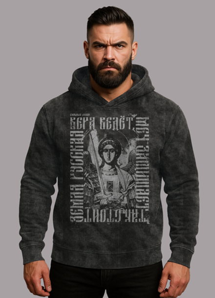 Толстовка демисезонная мужская LEGENDA Архангел черная