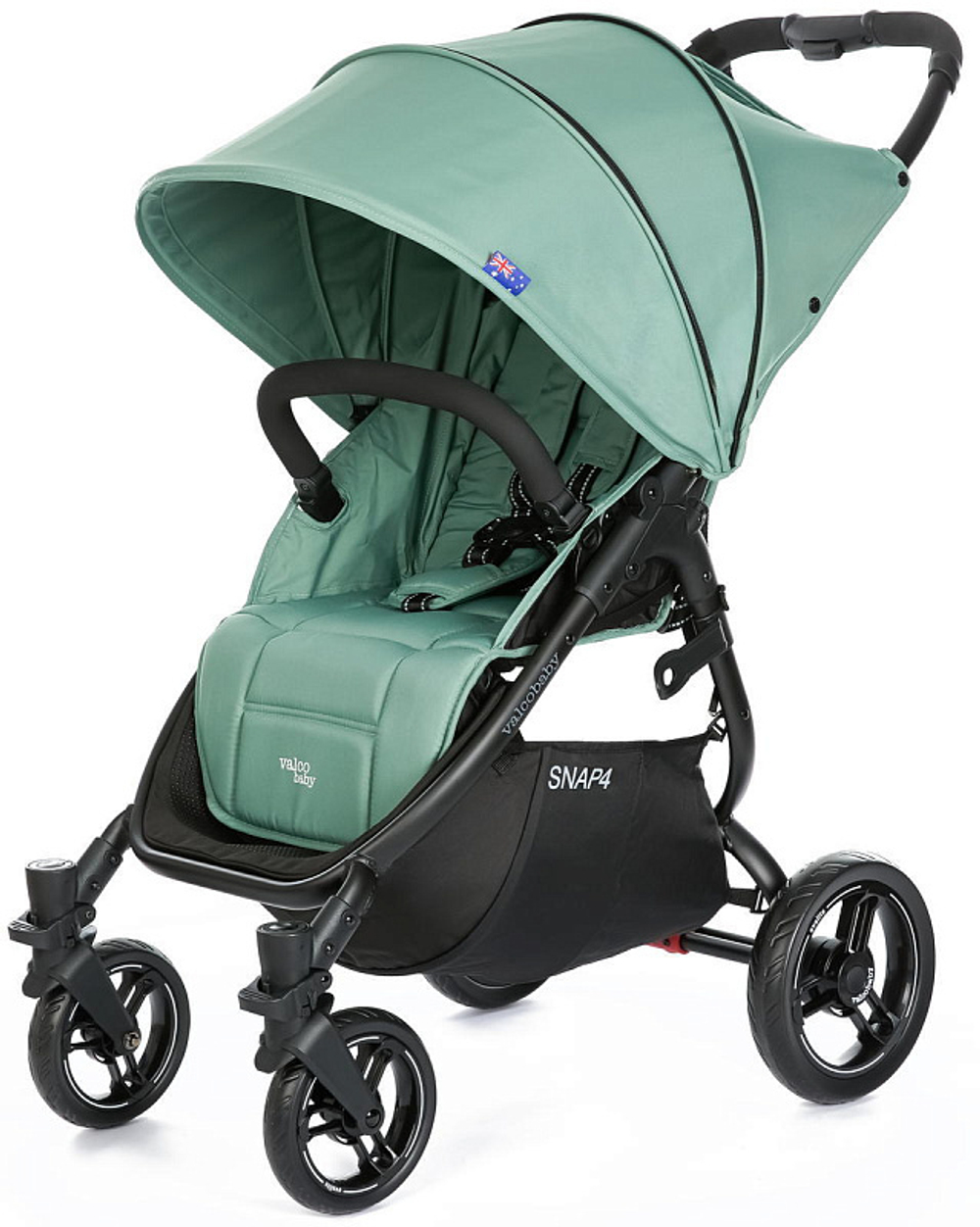 Прогулочная коляска Valco baby Snap 4 с накидкой на ножки Flatt Matt / Slate Blue