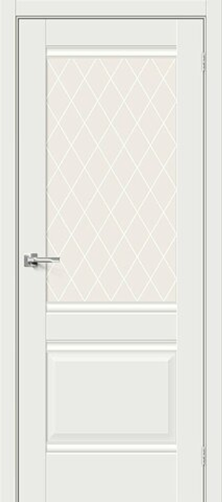 Прима-3 White Matt White Сrystal