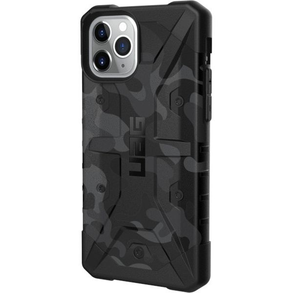 Чехол Uag Pathfinder SE Camo для iPhone 11 Pro черный камуфляж (Midnight Camo)
