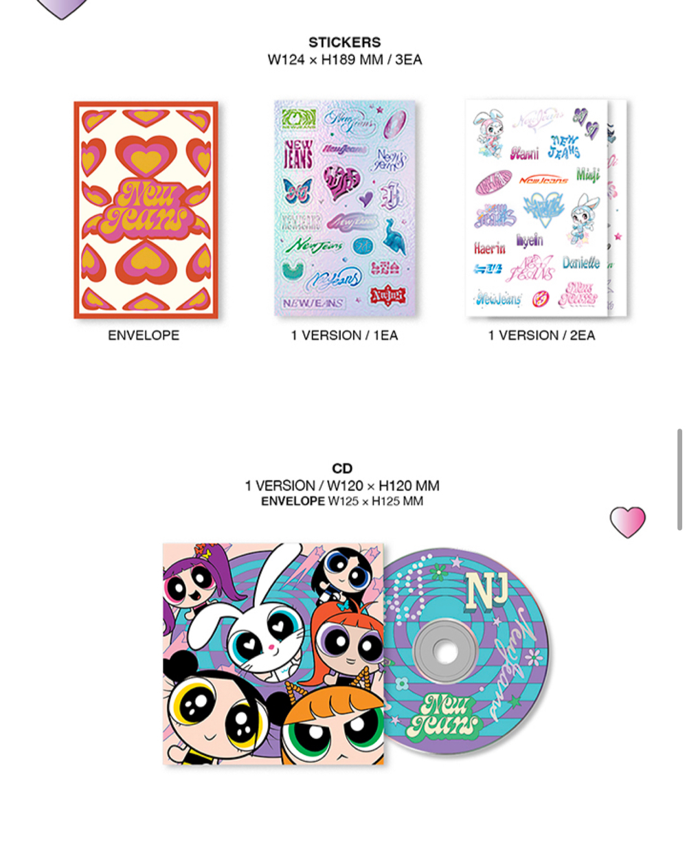 Альбом NewJeans - Get Up (The POWERPUFF GIRLS X NJ Box ver.)