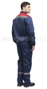 Костюм "Тимбер" брюки (т.синий/красный)