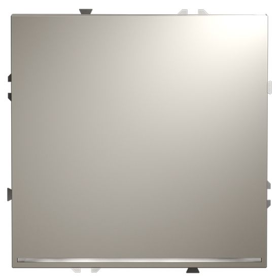 Проходной переключатель встраиваемый VOLTUM S70 одноклавишный с подсветкой 10А, (кашемир)