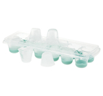 Форма для льда КАПЛЯ с крышкой и клапаном, по дну формы эластичные вставки М1250