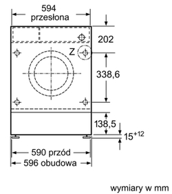 Встраиваемая стиральная машина Bosch WIW24342EU