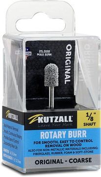 Шлифовальная головка Kutzall, полукруглая, D6.3мм*12.7мм, Coarse (Original), хвостовик 3,1мм