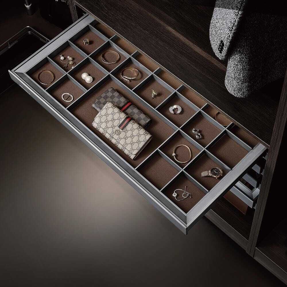 Выкатной ящик для хранения ювелирных изделий, 664x465x60 мм