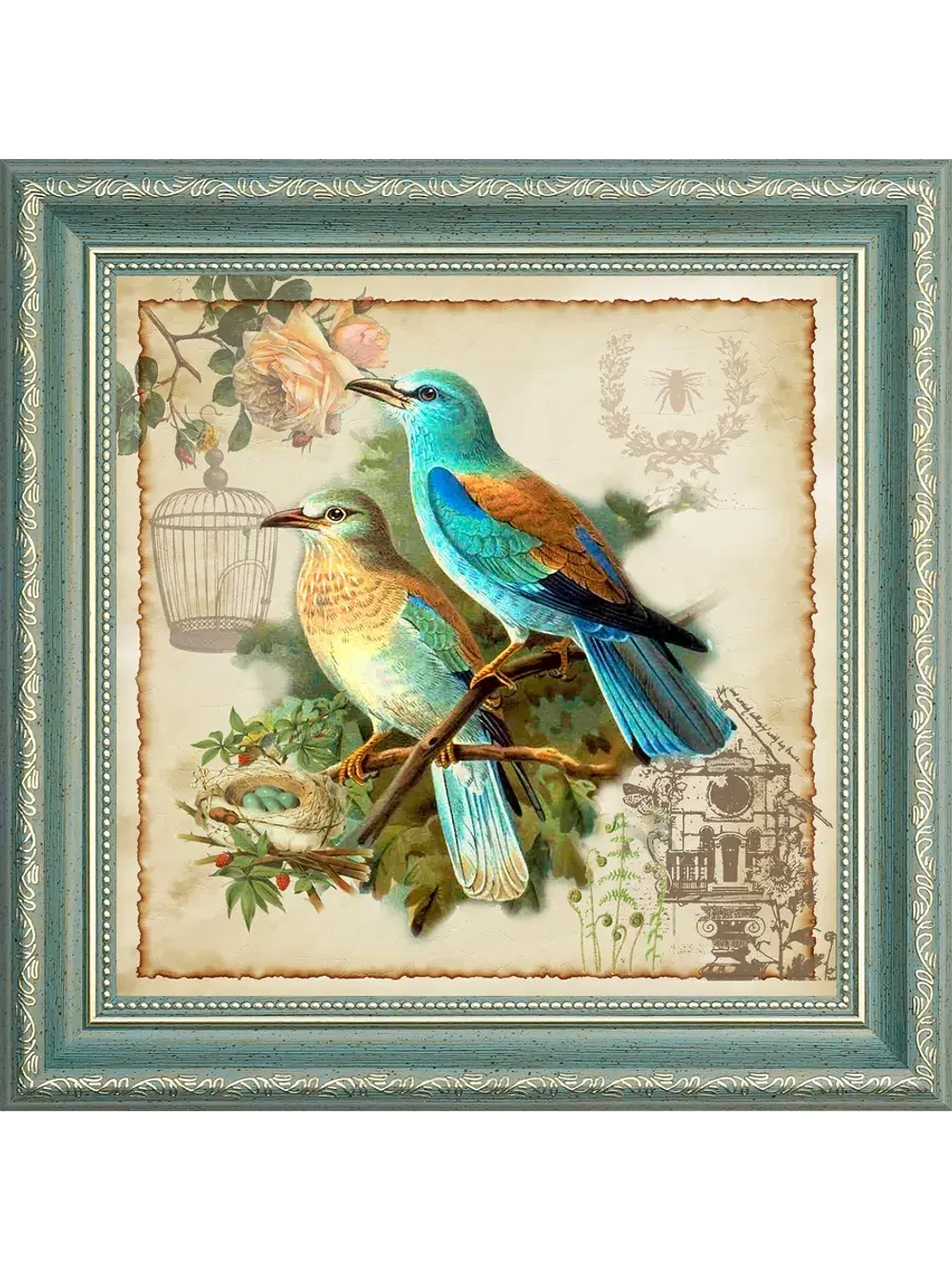 Картина на стену интерьерная на холсте 25*25 см