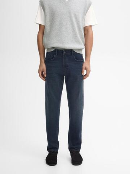 Massimo Dutti Зауженные джинсы, индиго