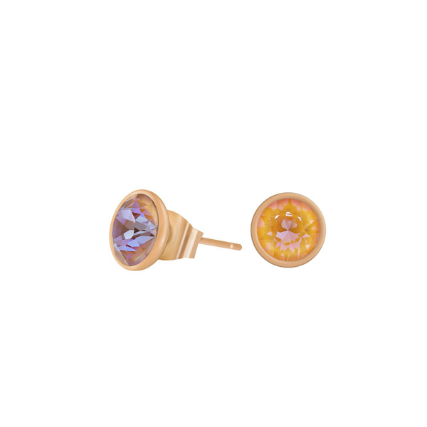 Серьги-пусеты Fiore Luna Peach Delite SWE298 PD RG