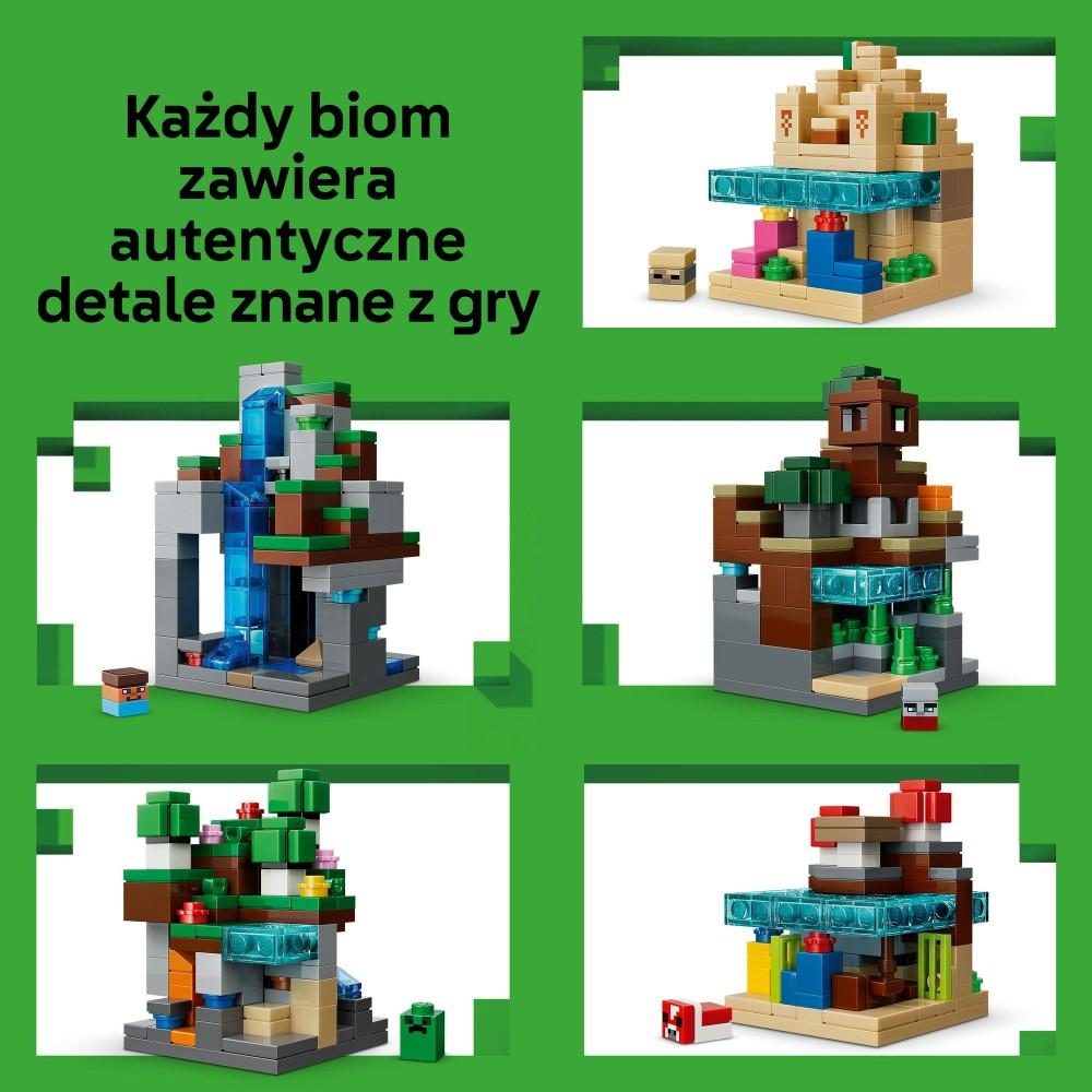 LEGO Minecraft - Минибиомы 21589