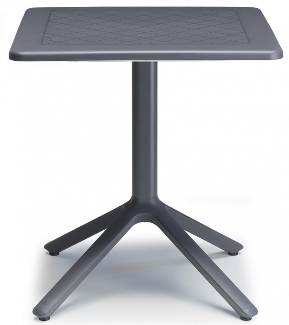 Стол пластиковый обеденный Scab Design Eco Fixed, антрацит