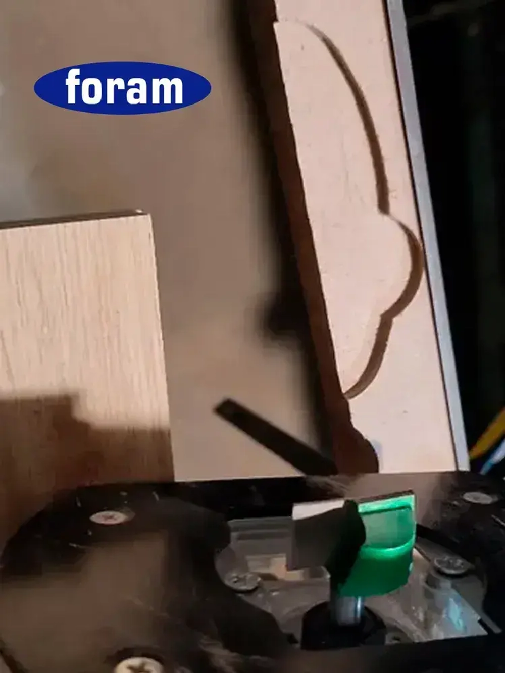 Фреза для выравнивания поверхности по дереву Z2 FORAM, хвостовик 8мм