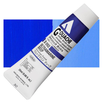 Holbein Acrylic Gouache 20 мл. 092 [А] Ultramarine Deep