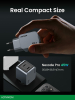Сетевое зарядное устройство Ugreen X707 Space Gray (35008)