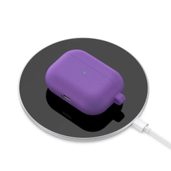 Чехол КАРТОФАН для Apple AirPods Pro (арт. AIRPRO-SLIM-SILICON-01-PURPLE)