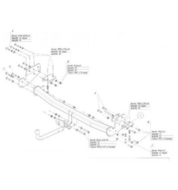 Фаркоп Oris на Infinity FX37 2010- (паспорт и сертификат в комплекте,без электрики) 8011-A