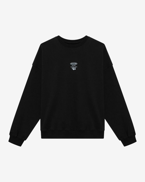 Толстовка Оверсайз ASM черная - фото 1