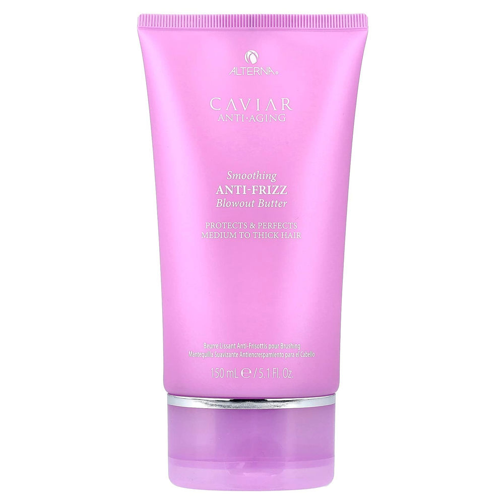 Alterna, Caviar Anti-Aging, разглаживающее масло для выпрямления и против пушения, для средних и густых волос, 150 мл (5,1 жидк. унции)