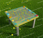 Интерактивный уличный игровой стол Магнитный лабиринт