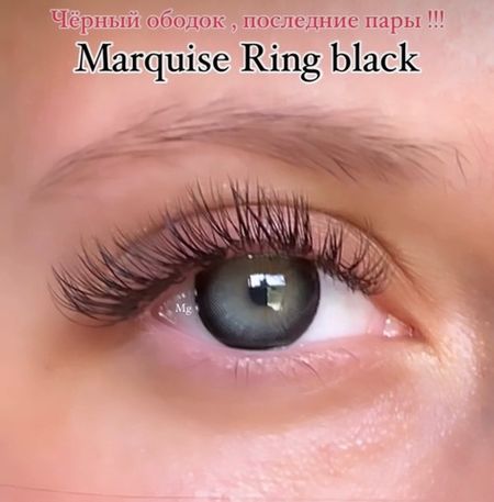 Чёрный ободок Marquise ring black на разное зрение -1.0/-2.25 пара со скидкой / для темных и светлых глаз