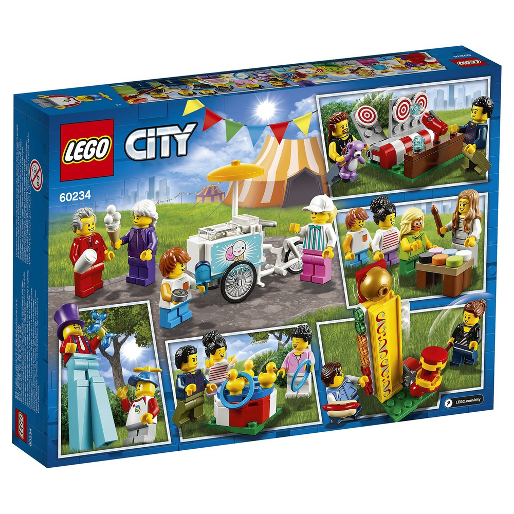 LEGO City: Комплект минифигурок Весёлая ярмарка 60234 — People Pack - Fun Fair — Лего Сити Город