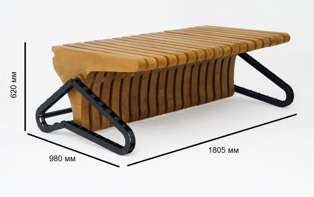 Скамья деревянная Tagliamento Piano