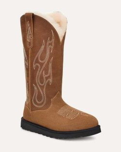 UGG УГГИ "GALLERY DEPT" С КОНТРАСТНОЙ СТРОЧКОЙ, КОРИЧНЕВЫЙ