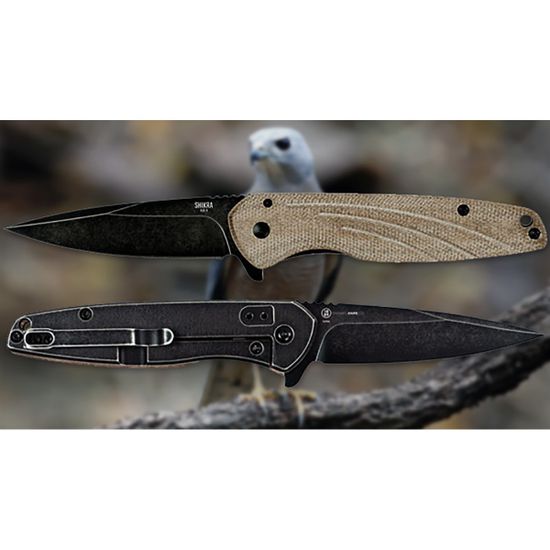 Складной нож Ontario 8599 Shikra c клинком из стали AUS-8, рукоять микарта