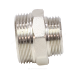 Ниппель латунь никель переходной Ду 25х20 (1"х3/4") НР VALFEX VF.580.N.100.034