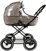 Детская коляска Roan Bass Next Classic d12 2.0 3 в 1 с автокреслом Tutis Elo Lux EduSky Black BNC/80/2 Hazel/Black/руч.Black