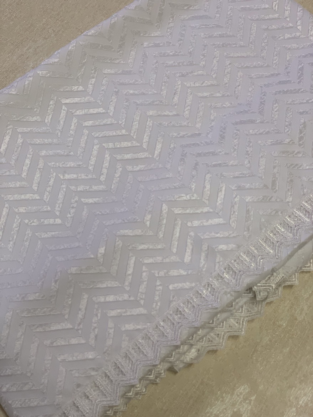 Скатерть 170х270 и 12 салфеток Gamba 1352 Bianco белая