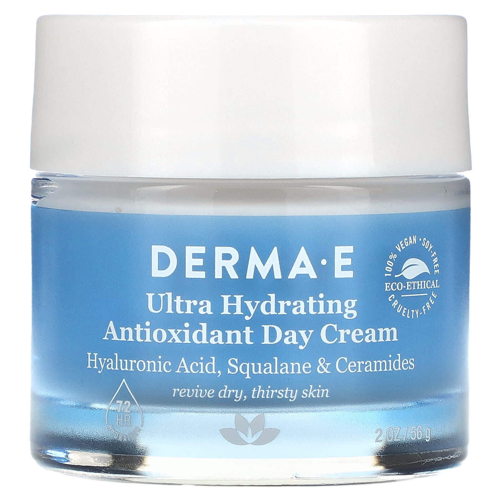 DERMA E, увлажняющий дневной крем, 56 г (2 унции)