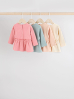 Платье для девочки Next E83-874, 4 шт., Розовый, Голубой, Молочный