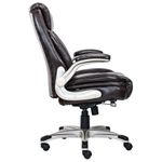 Кресло HAWASAN (ХАВАСАН) "Cruise EX-565", откидные подлокотники, рециклированная кожа, коричневое, 532973