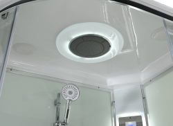 Душевая кабина AvaCan (АваКан) EM5812RLEDT с высоким поддоном, с ГМ, с электрикой и LED освещением, 120х80х220