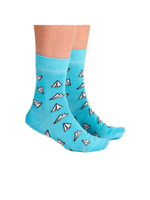 Носки медицинские женские Babushka, "Самолетики", голубой, 36-40