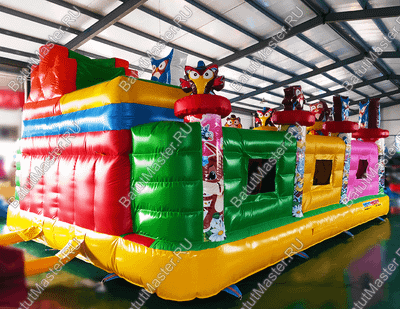 Надувной батут "В гостях у совы", 7*5*3 м