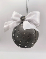 Ёлочные игрушки "БАРХАТ" 4шт