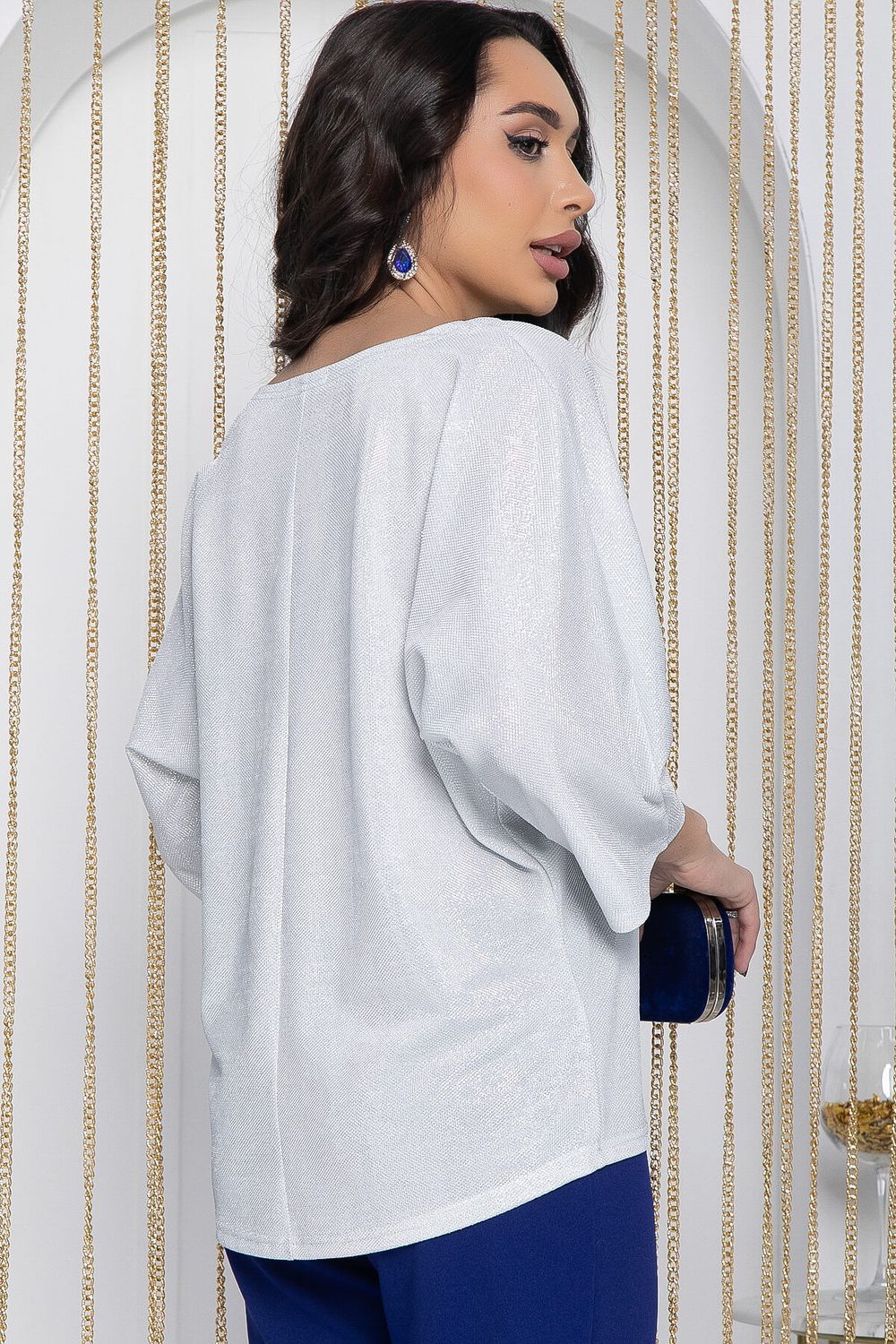 Блуза Праздник души (белая) Б12133 LT Collection