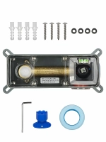 Смеситель для раковины встраиваемый WONZON & WOGHAND EDGE WW-88869003-MB черный матовый