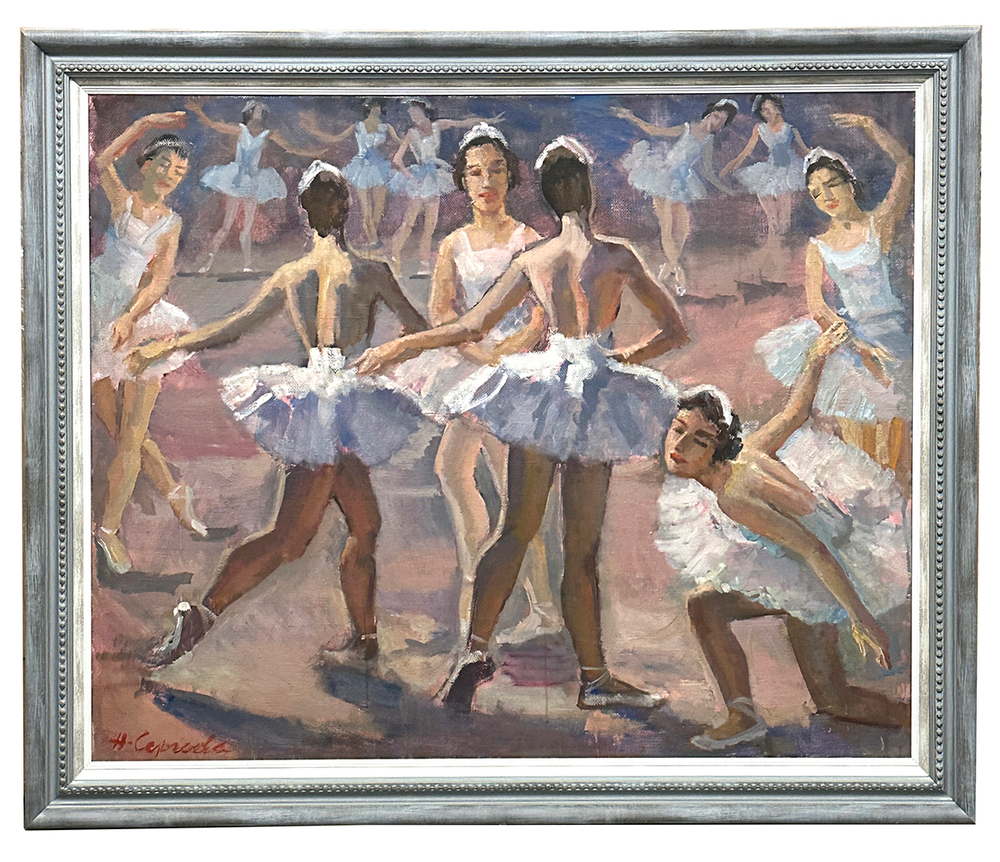 Сергеева Нина Алексеевна. Балет. Холст, масло. СССР. 1982 г. 80 × 100 см