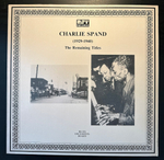 Charlie Spand - (1929-1940) The Remaining Titles (Австрия 1988г.)