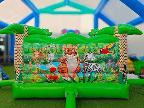 Коммерческий надувной батут «Чудо-сафари» 3,5*3,5*2,6 м