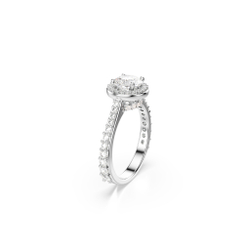 RE UNA:RING RND ANGELIC WHITE/RHS 58