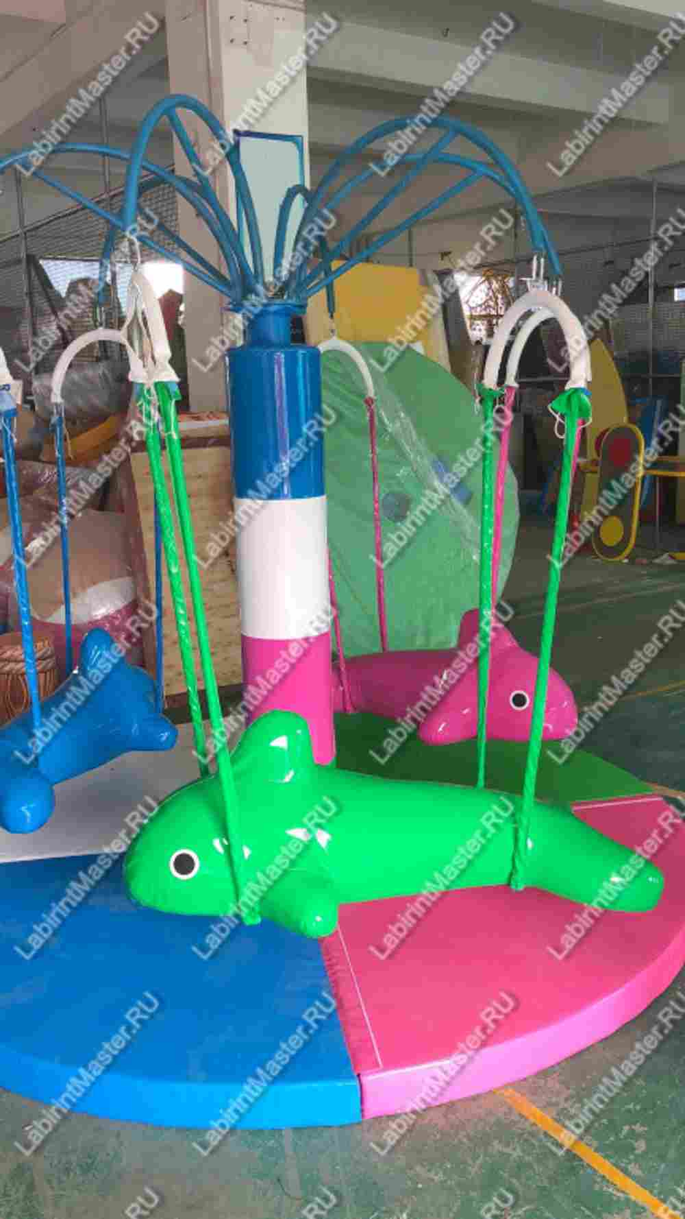 Электрическая карусель детская 4KIDS "Морское приключение"