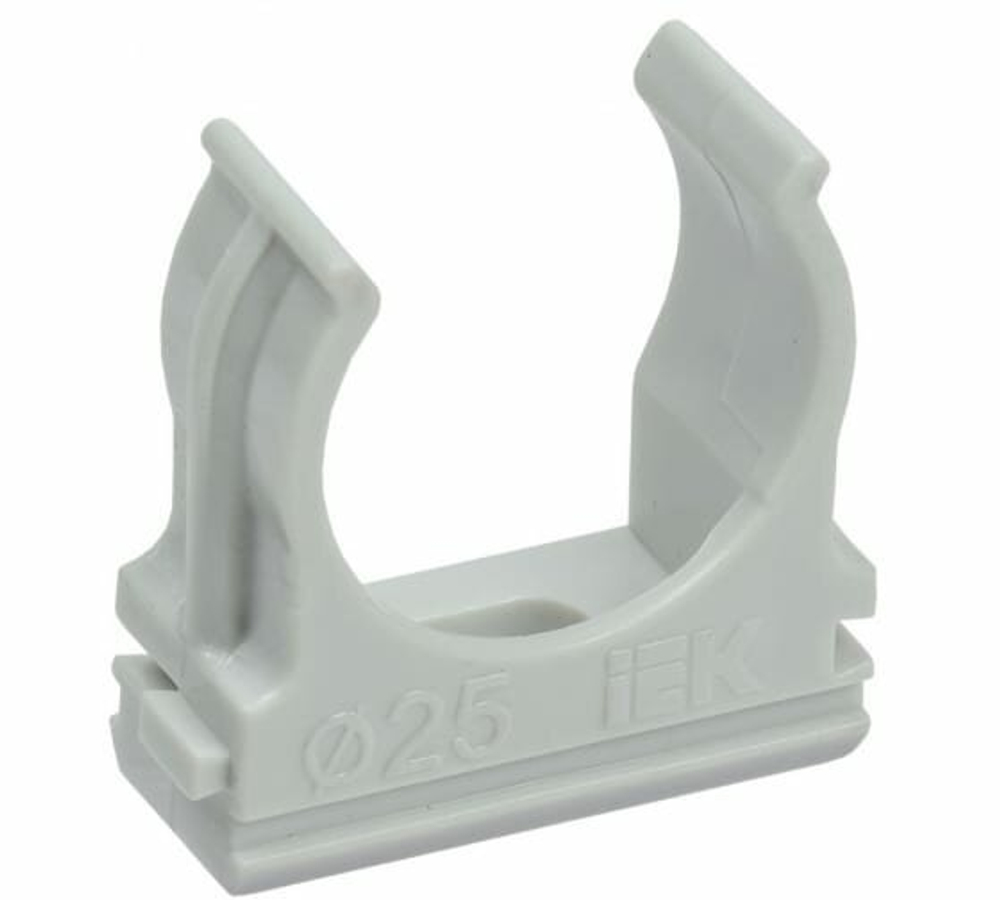 IEK Держатель с защелкой CF25 ИЭК CTA10D-CF25-K41-100 Клипса для гофрированной трубы