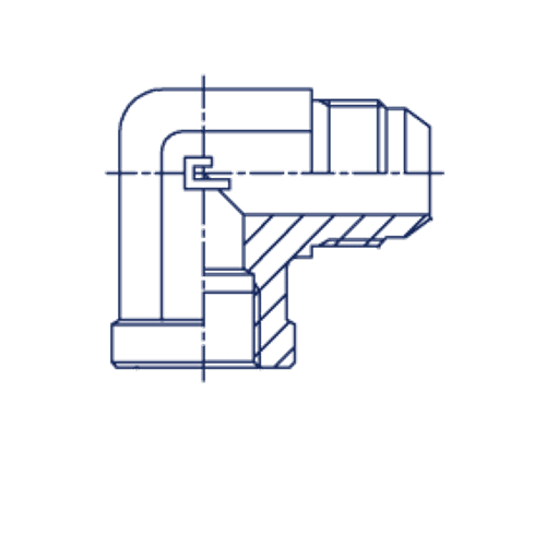 Штуцер P90 JIC 1.1/16 - BSP 3/4